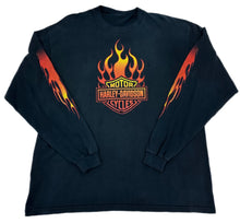 Load image into Gallery viewer, Vintage 90s Harley-Davidson Flames Long Sleeve T-Shirt
