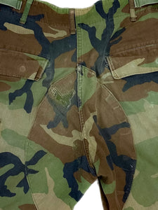 Vintage Camouflage Cargo Shorts