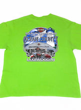 Load image into Gallery viewer, Vintage Harley Davidson of Ocean County T-Shirt - Lime Green
