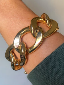 XL Curb Chain Bracelet in Gold