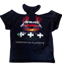 Load image into Gallery viewer, Vintage Metallica Master of Puppets Cold Shoulder T-Shirt
