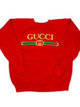 Load image into Gallery viewer, Vintage 80's G Sweatshirt in Red