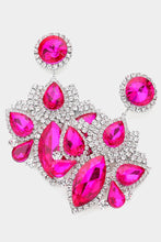 Load image into Gallery viewer, Marquise Teardrop Earrings in Fuchsia
