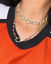 Load image into Gallery viewer, Pavé Lobster Clasp Necklace
