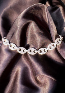 Pavé Puffed Mariner Chain Choker