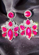 Load image into Gallery viewer, Marquise Teardrop Earrings in Fuchsia
