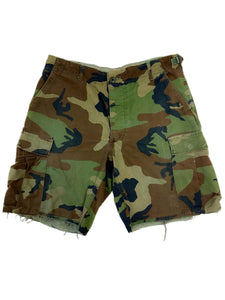 Vintage Camouflage Cargo Shorts