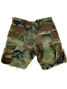 Vintage Camouflage Cargo Shorts
