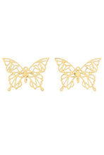 Load image into Gallery viewer, Butterfly Studs in Gold
