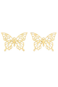 Butterfly Studs in Gold