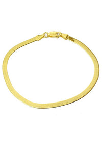 Herringbone Bracelet in Gold