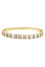 Load image into Gallery viewer, Baguette Bangle in Gold

