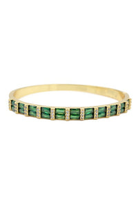 Baguette Bangle in Gold