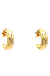 Chunky Micro Gold Hoops