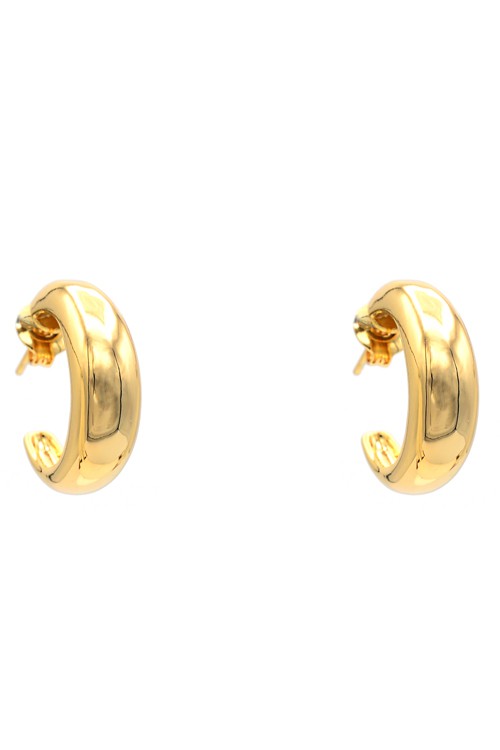 Chunky Micro Gold Hoops