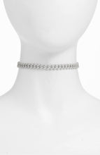 Load image into Gallery viewer, Pavé Chain Link Choker Necklace
