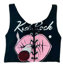 Load image into Gallery viewer, Reworked Vintage Kid Rock Lace-Up Tank Top
