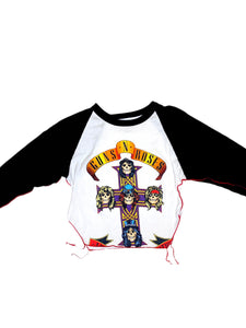 Reworked Vintage Guns N' Roses Raglan T-Shirt