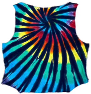 Reworked Vintage Tie-Dye Corset Top