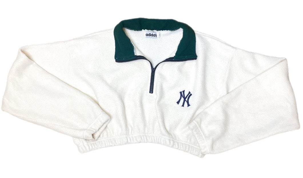 Vintage Adidas NY Cropped Pullover Set