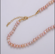 Load image into Gallery viewer, Pink Fresh Water Pearl Choker
