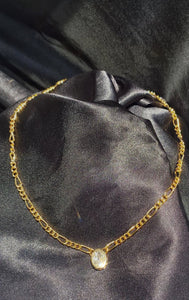 Figaro Diamond Solitaire Necklace