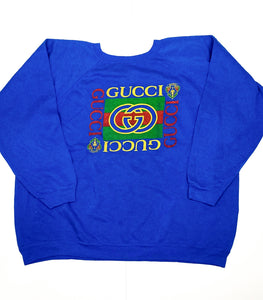 Vintage 80's G Sweatshirt - Blue