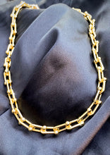 Load image into Gallery viewer, 14k Hardware Chain Link Necklace
