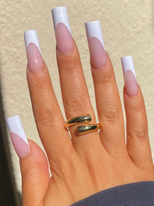 Chunky Twist Ring in Gold