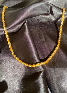 18k Rope Chain Necklace