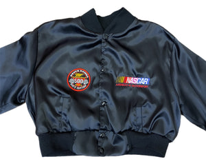 Vintage NASCAR Cropped Bomber Jacket