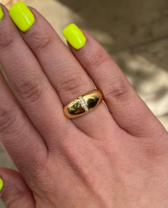 18k Dome Ring