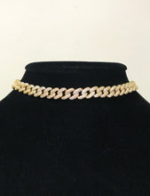 Load image into Gallery viewer, Pavé Chain Link Choker Necklace
