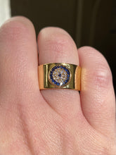 Load image into Gallery viewer, Evil Eye Protection Ring in Gold
