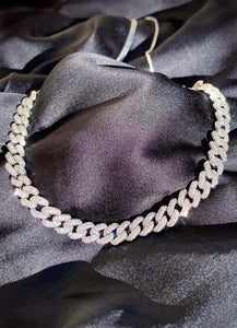 Pavé Chain Link Choker Necklace