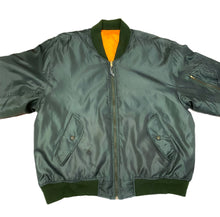 Load image into Gallery viewer, Vintage Bomber Jacket in Olive
