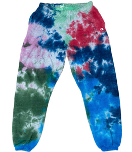Drawstring waist tie outlet dye sweatpants