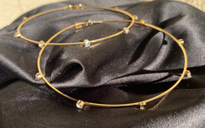 XL Orbit Hoops in Gold