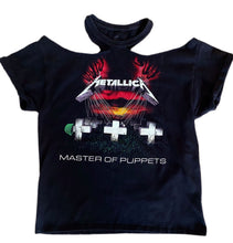 Load image into Gallery viewer, Vintage Metallica Master of Puppets Cold Shoulder T-Shirt
