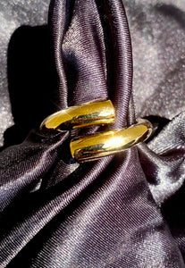 Chunky Twist Ring in Gold